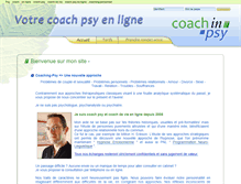 Tablet Screenshot of coach-in-psy.fr